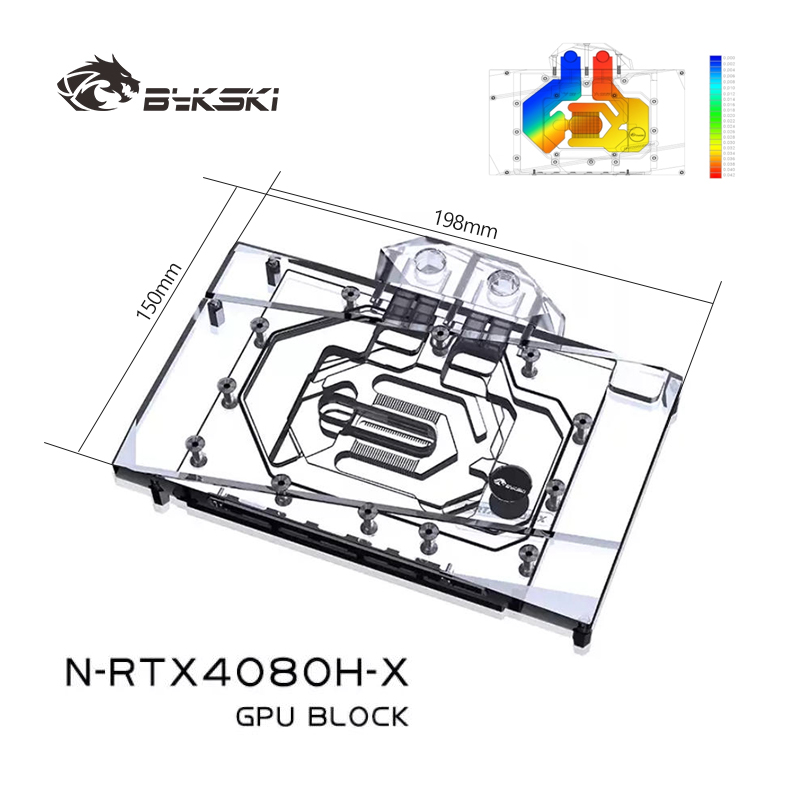 Bykski GPU-waterblok voor NVID - Rtx 4080 Water Cooling Block recensie en prijs