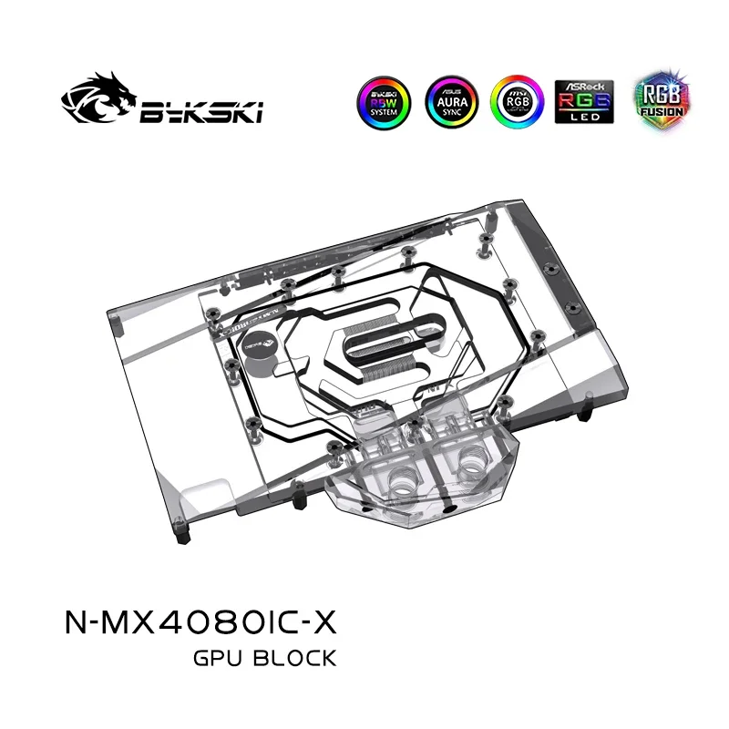 Bykski GPU Blok voor MAXSUN RT - Rtx 4080 Water Cooling Block recensie en prijs