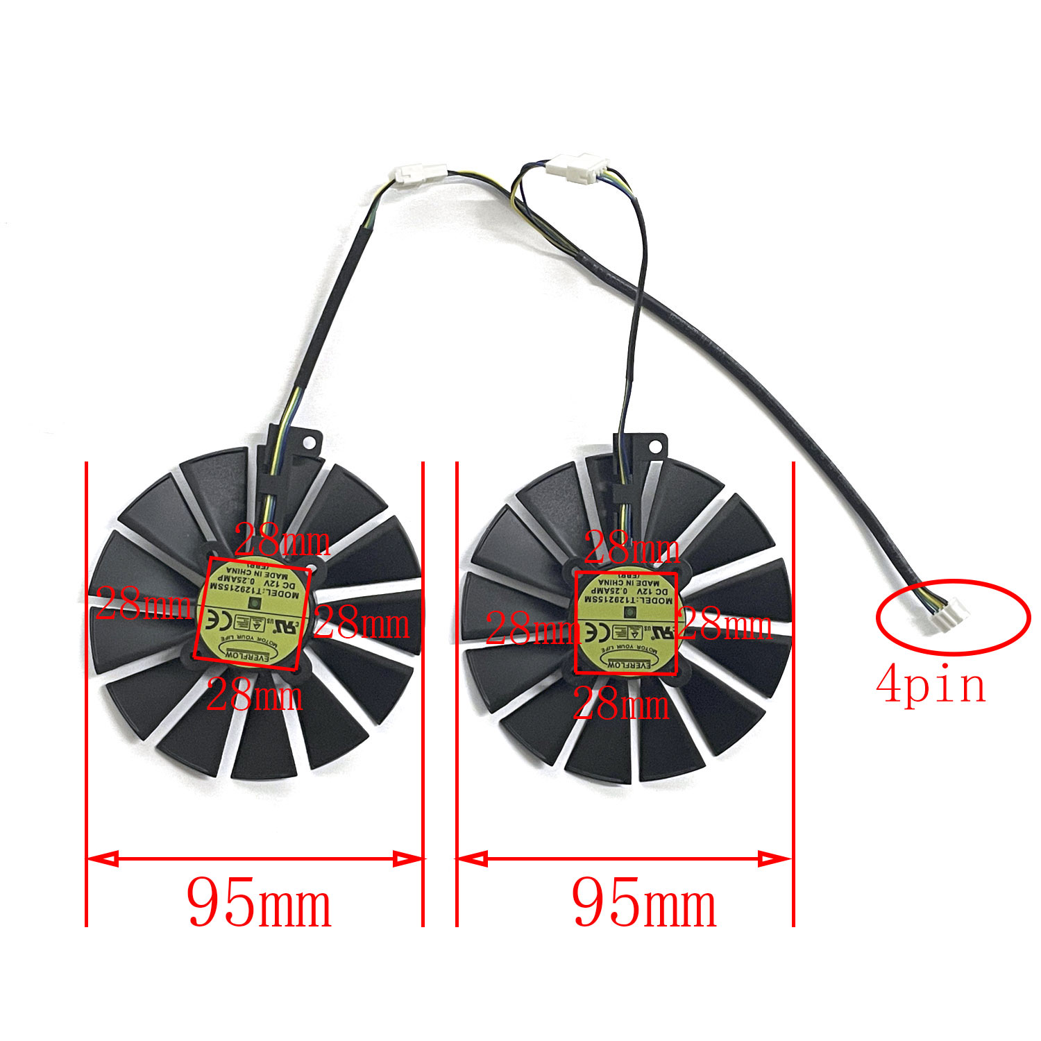 T129215SM 95mm Koeler Fan Voor - Rtx 3090 24Gb Gddr6X recensie en prijs